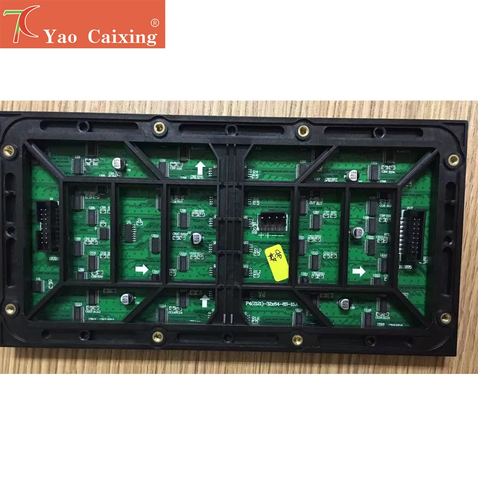 Ali express P4 наружная полноцветная панель 256x128 мм светодиодное отображение цифр