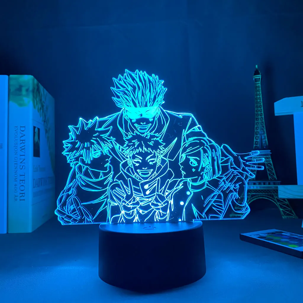 

Anime Lamp Satoru Gojo Team Light Jujutsu Kaisen Interior Lighting Anime Room Decor Night light Decoration bedroom
