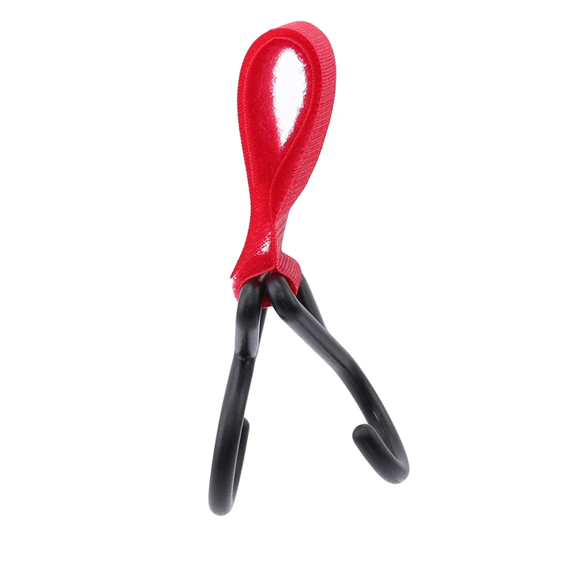 Accesorios de pl&aacute;stico para cochecito de beb&eacute;, gancho de alta calidad, colgador de coche, Correa colgante, 8 colores, gran oferta-5