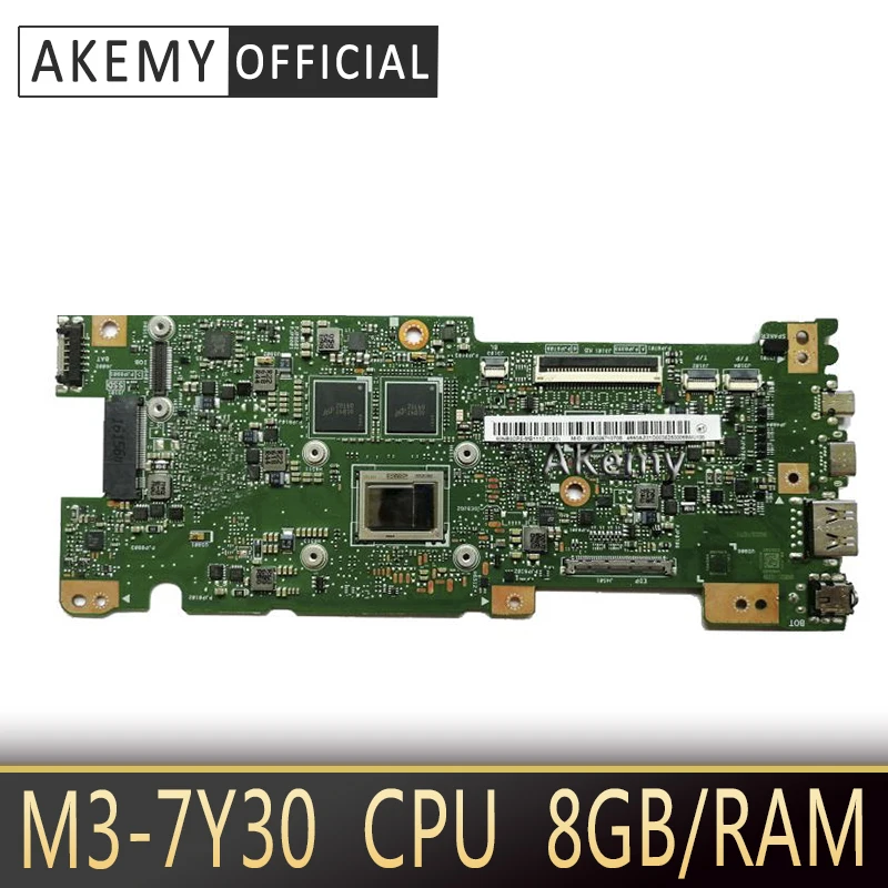 Akemy UX330CAK 8 ГБ/RAM M3 7Y30 CPU для ASUS ZenBook UX330CA UX330C UX330 материнская плата | Материнские платы -4001027954062