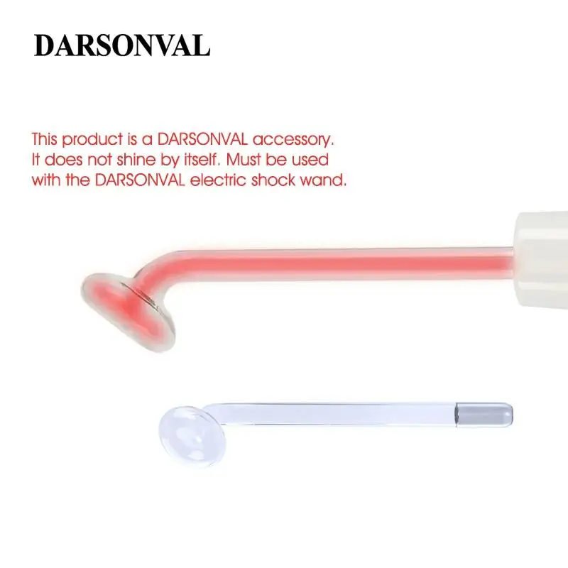 DARSONVAL 1 шт. высокочастотные стеклянные трубки из гриба электрод для массажера