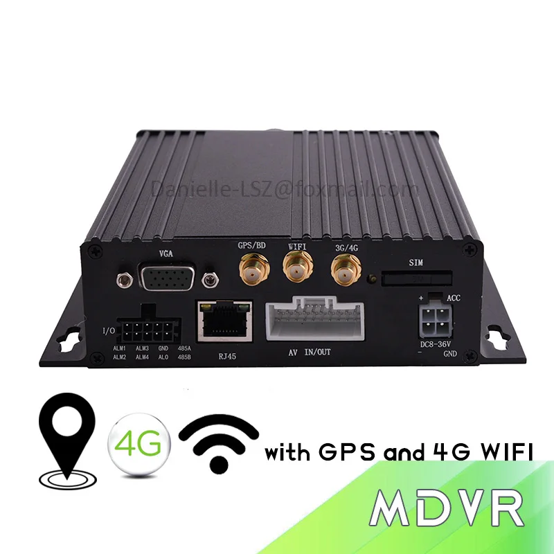 4 канала 3G 4G Wifi GPS Мобильный MDVR для автомобиля грузовика автобуса | Автомобили и