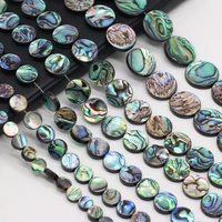 wholesale natural abalone shell round mother of pearl shell exquisite diy jewelry making elegant necklace bracelet jewelry