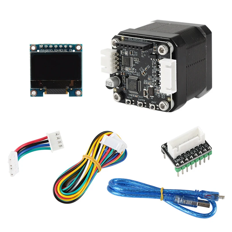 Шаговый двигатель с замкнутым контуром для 3D-принтера STM32 NEMA17 MKS SERVO42B пластиной