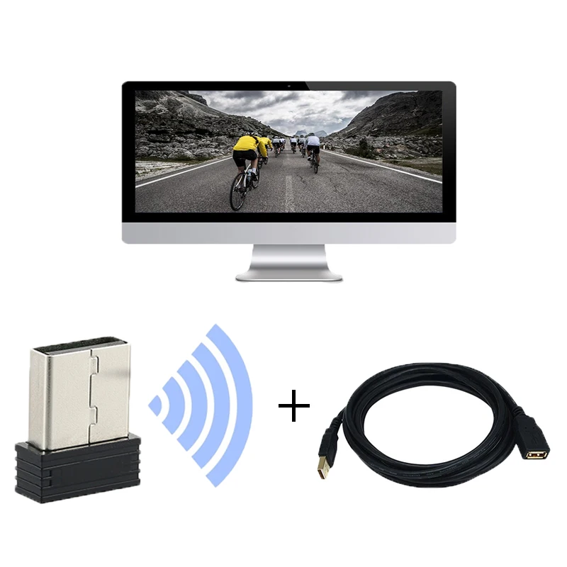 Адаптер USB ANT + Stick для Garmin Zwift, адаптер для велосипеда ANT + Датчик скорости TrainerRoad для обновления приемника велосипедного тренажера