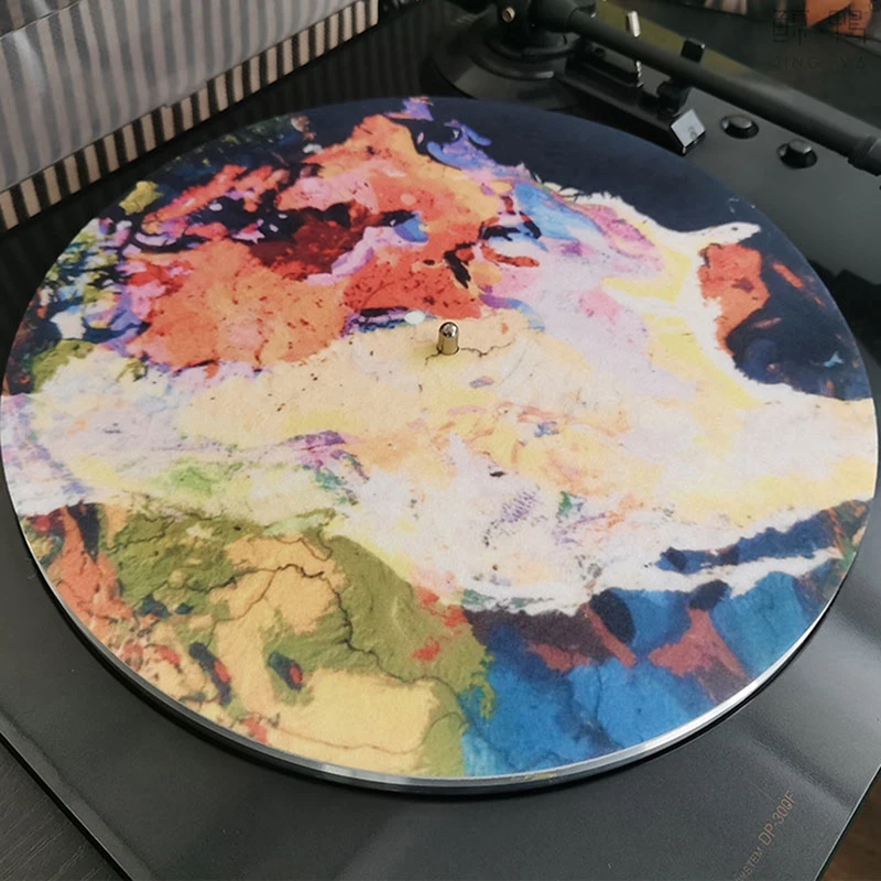 

12 "anti Static Mixed Color Slipmat Disc Pad Phonograph Turntable Vinyl Disc Pad Shock Proof And Anti Slip Pad