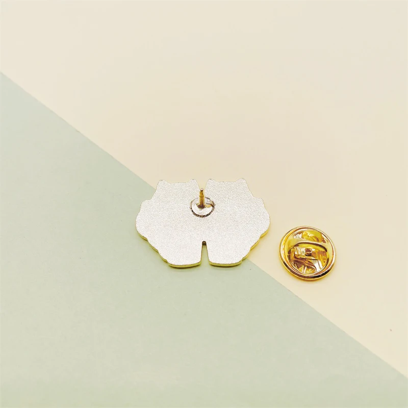 Мультяшные милые эмалевые заколки с животными кошками питьевой молоком чаем