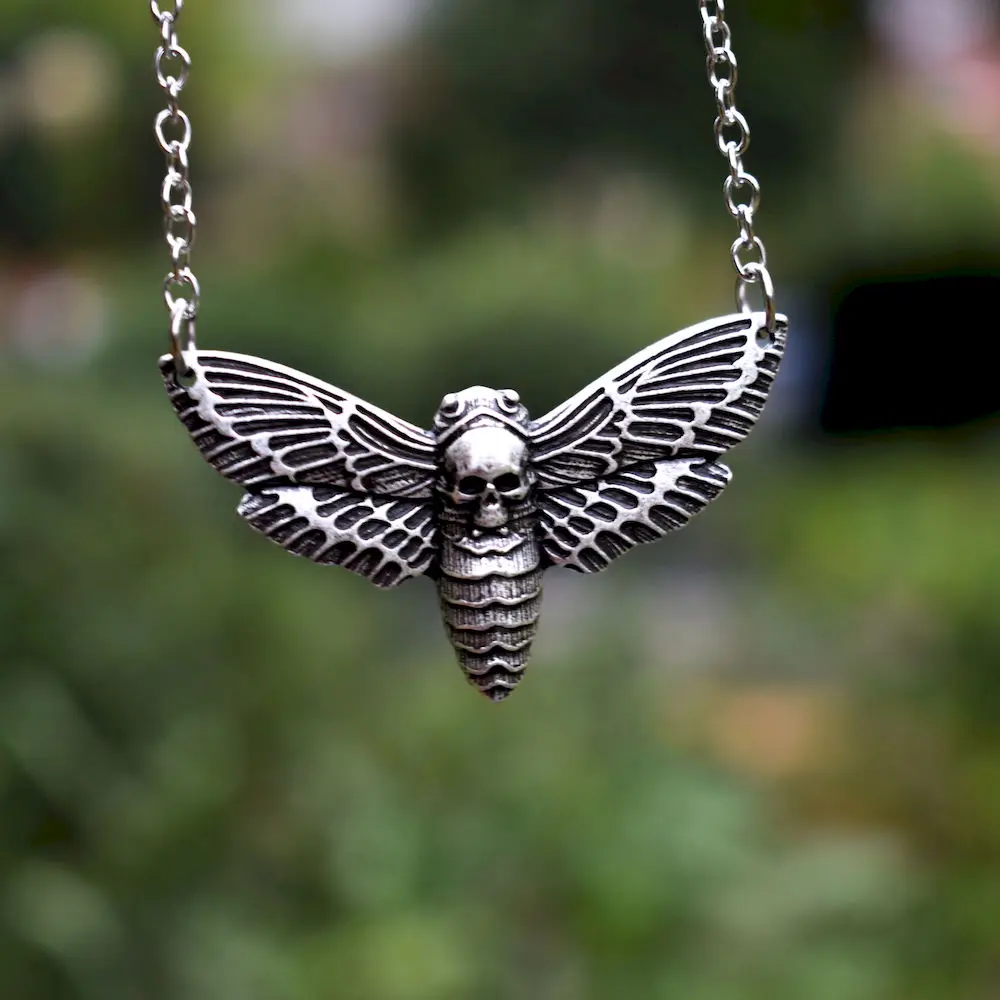 1 шт ночной Мотылек голова смерти Hawkmoth Любовник подарок для женщин