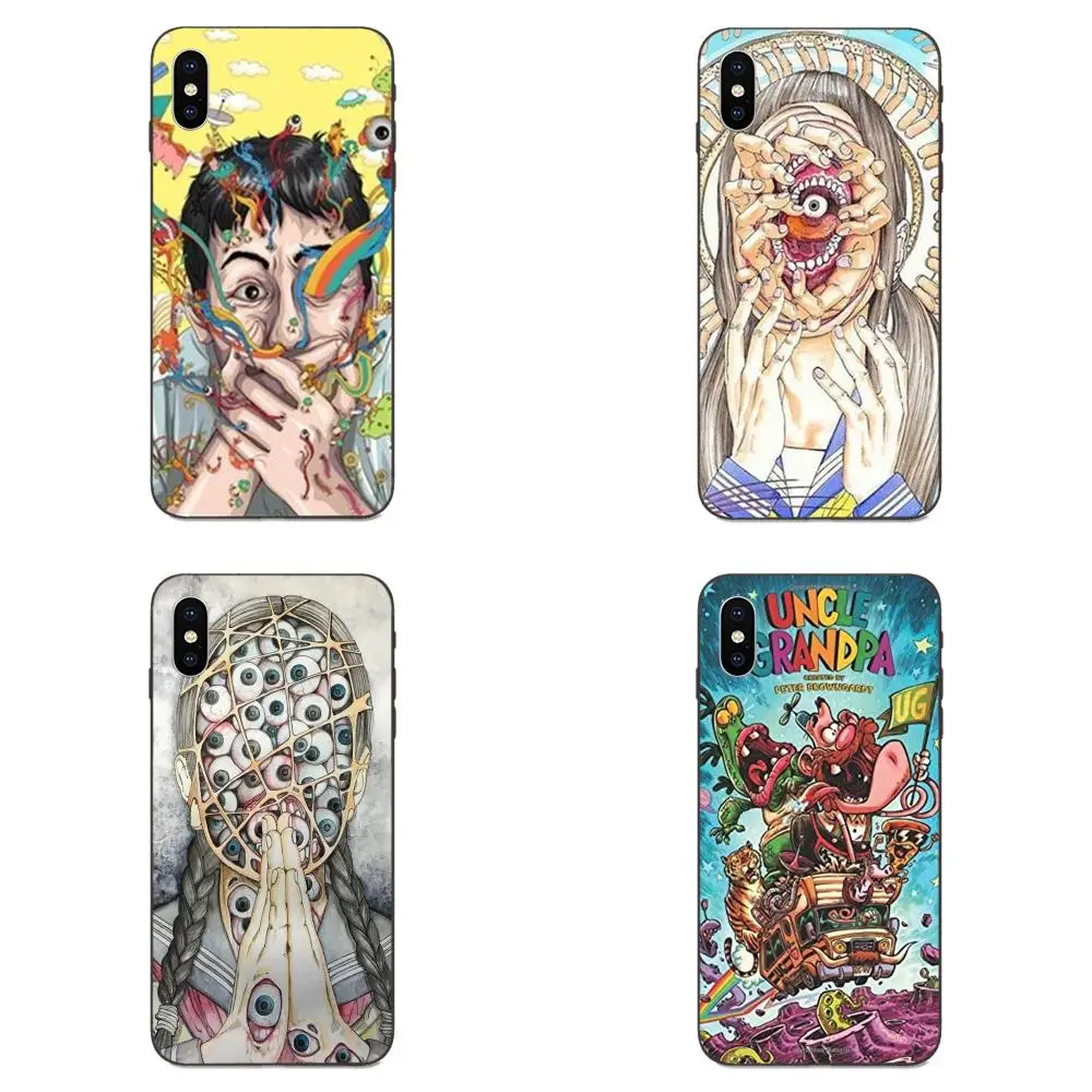 Чехол из ТПУ для телефона Xiaomi Redmi Note 3 S 4 4A 4X 5 5A 6 6A 7 7A K20 Plus Pro S2 Y2 Y3 Shintaro Kago страшные