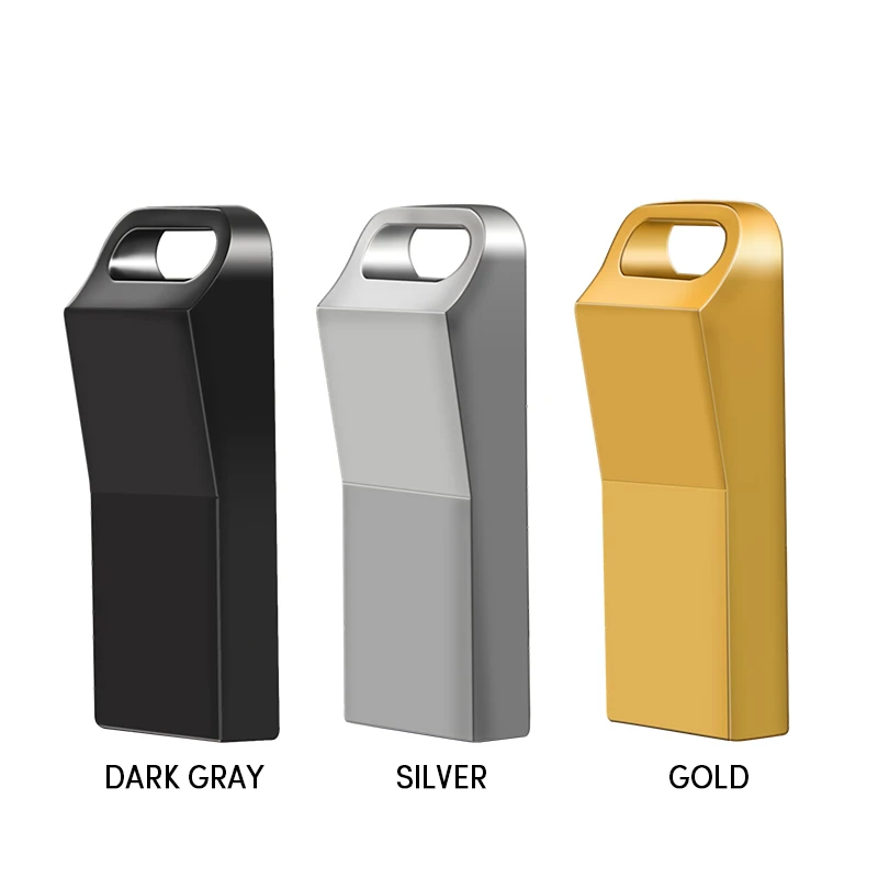 USB флеш накопитель из нержавеющей стали на 128 ГБ 16 32 64 usb флешка с брелоком|USB