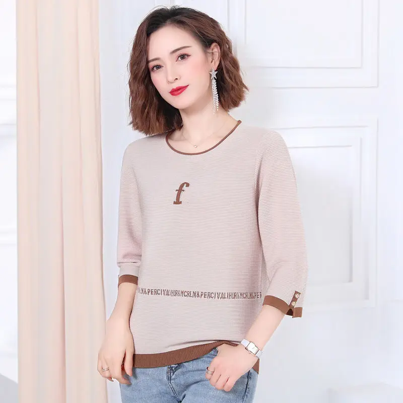 

Autumn Winter Fluffy Mohair Knitted Sweater Women Patchwork Womens Sweaters white