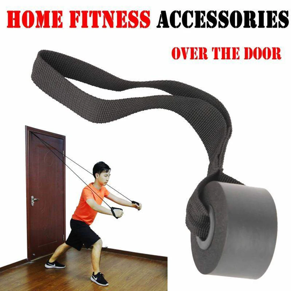 

Home Fitness Resistance Bands Fitness Yoga Pilates Latex Tube Training Exercise Over Door Anchor Elastic Bands Accessories