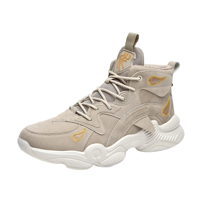 Men's Sneakers High-top Breathable Basketball Shoes for Men Outdoor Wear Resistant Cushioning Autumn 2021 New Men's Sports Shoes