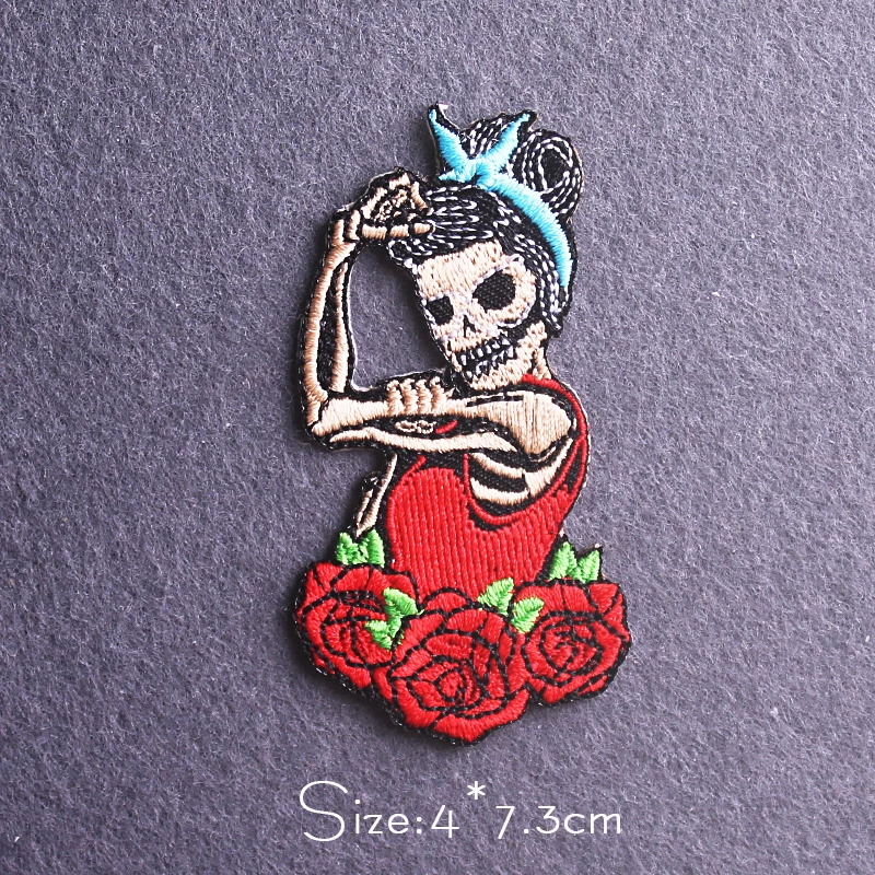 Нашивки с черепом наклеиваемые утюгом нашивки на одежду аппликация значки