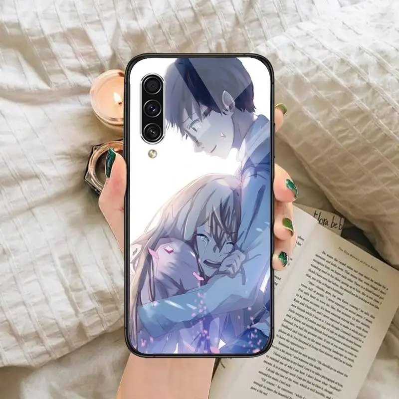 

Your lie in April Phone Case Tempered glass For Samsung S6 S7 edge S8 S9 S10 e plus note8 9 10 pro