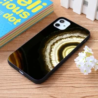 for iphone agate slices soft tpu border apple iphone case