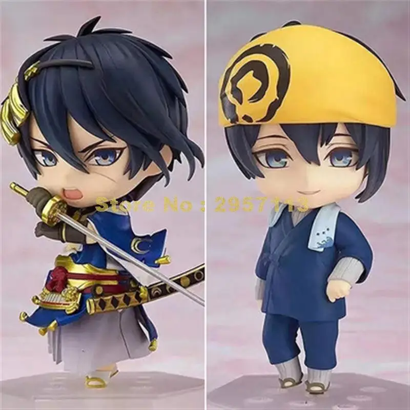 2 шт./лот аниме touken ranbu online mikazuki munechika милая фигурка Коллекционная модель куклы 10 см