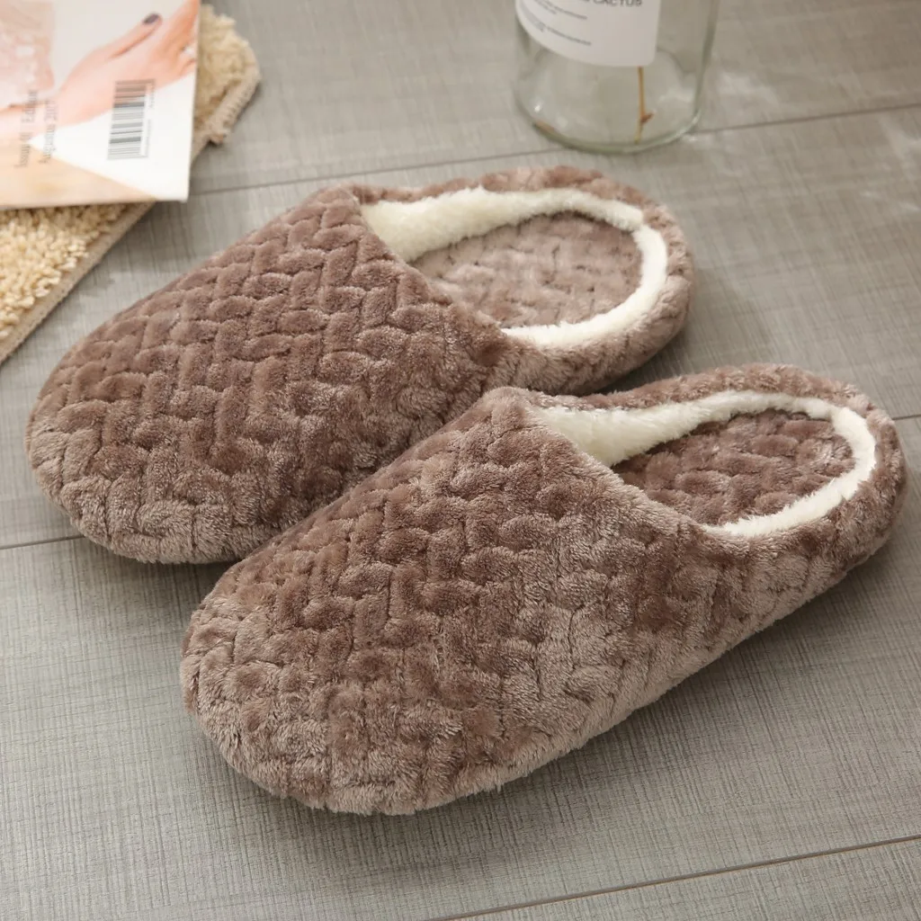 New Women's House Slippers Slip-On Anti-Skid Flower Indoor Casual Shoes Snow Slipper Fashion Casual Ladies Shoes slippers#1