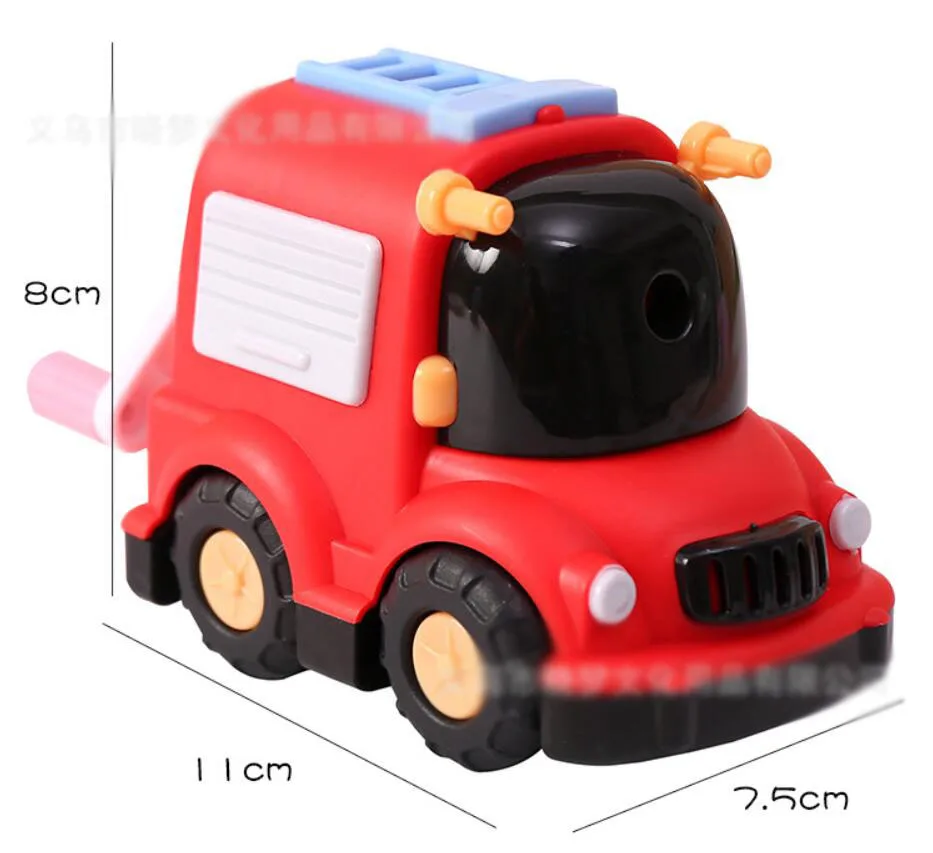 

New Fashion 3Pcs/lot Creative Car Pencil Sharpener Cute Hand Mechanical Cutter Knife Stationery School Supplies Gifts