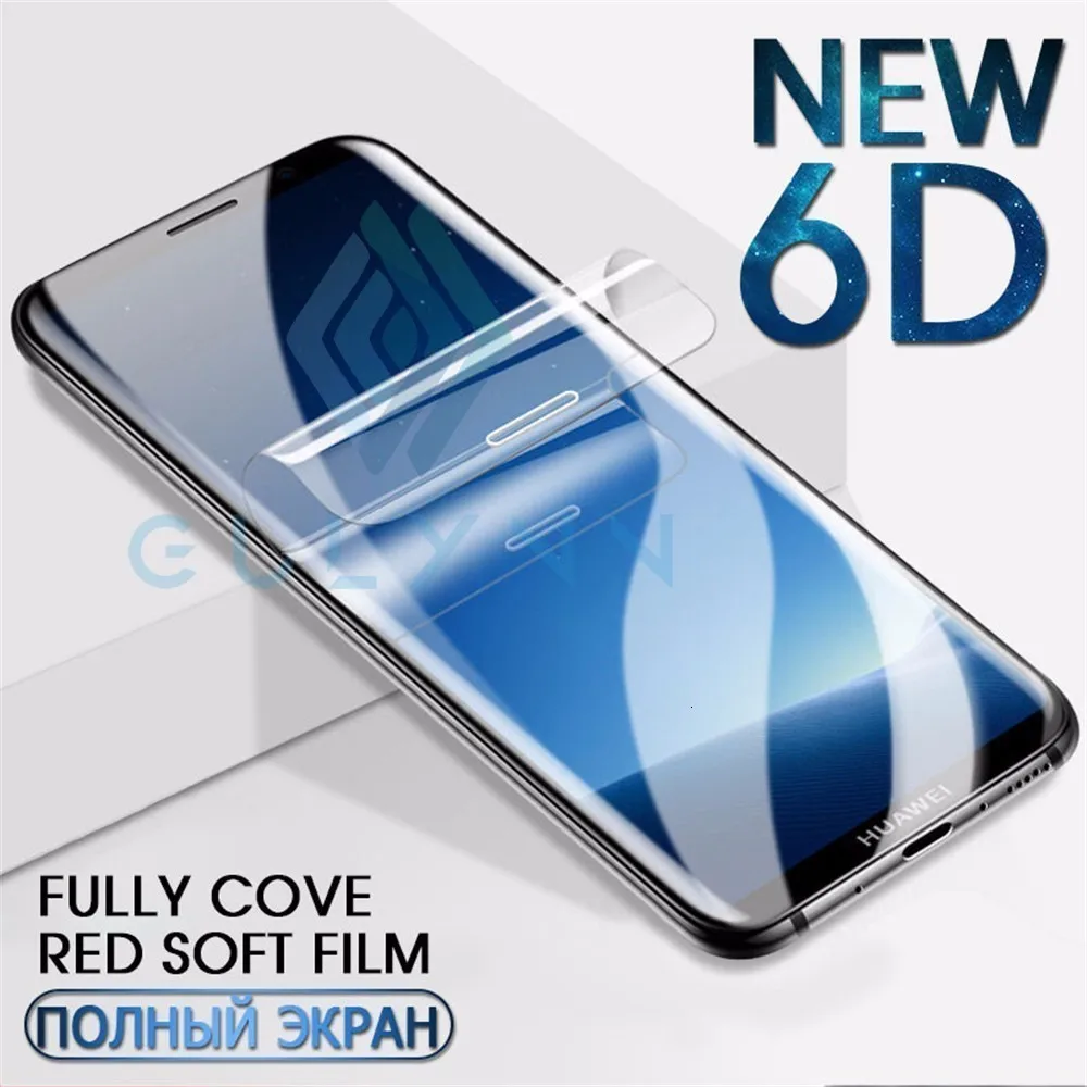 9D полное покрытие мягкая Гидрогелевая пленка для huawei Nova 4E 3i 5 5i Защита экрана для huawei Honor 20 20i 10 8X 7X Lite Pro