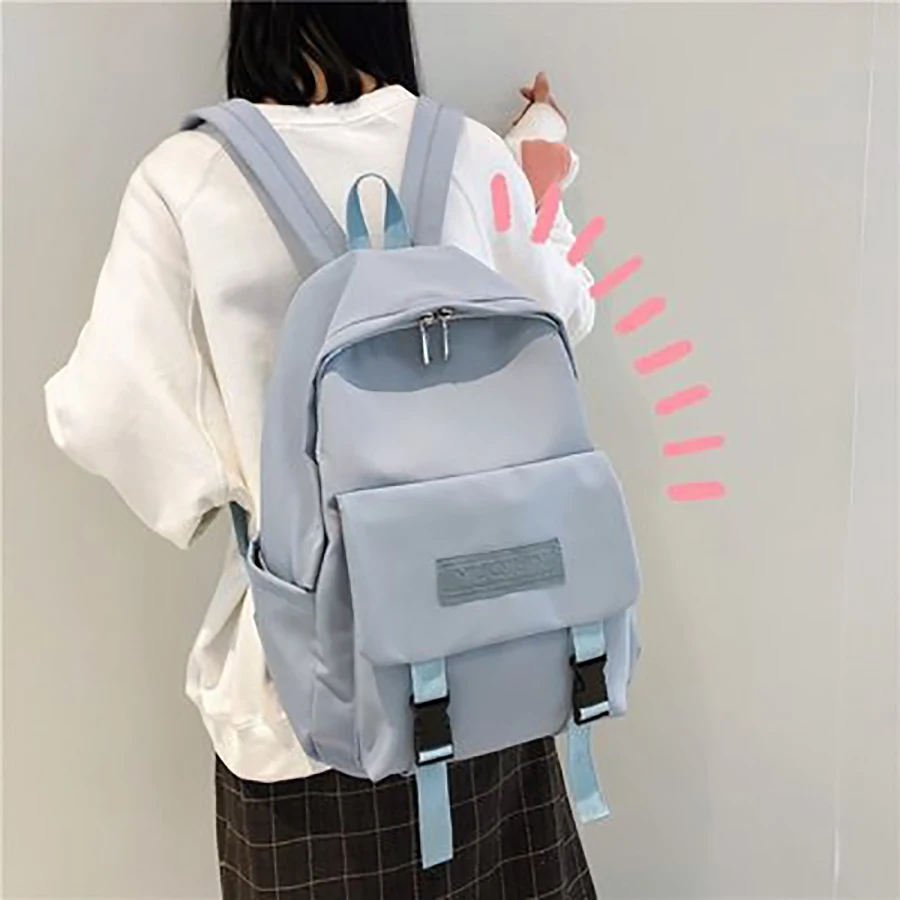 Модный Дамский рюкзак с буквенным принтом Женский нейлоновый водонепроницаемый