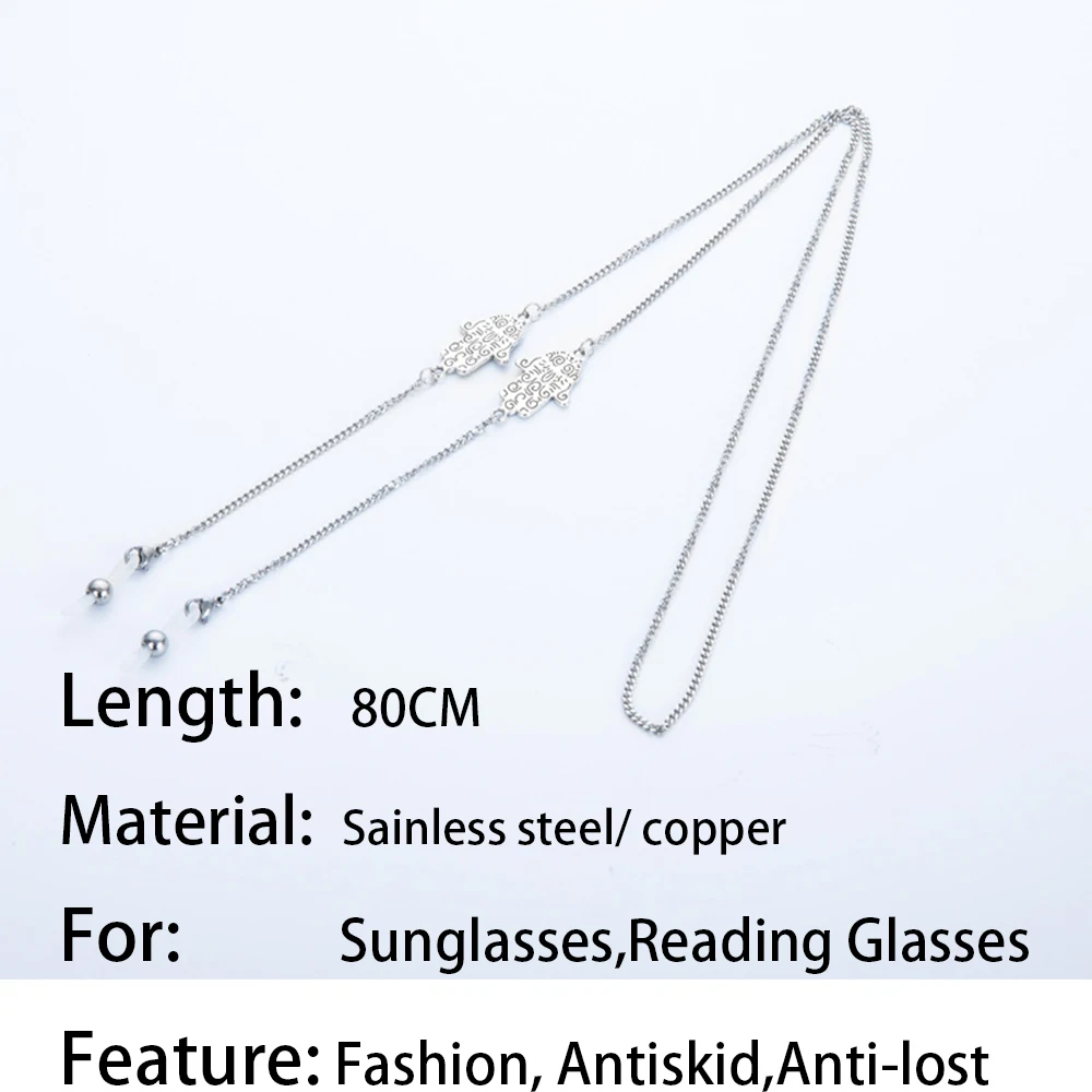 

New Stainless steel Sunglasses chain Holder Neck Lanyard for Women Eyewear Free Dropshipping