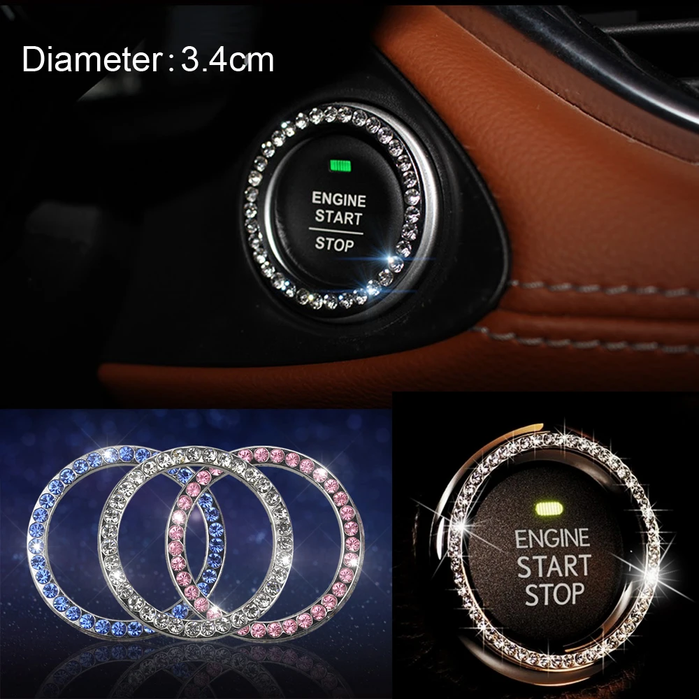 2 шт. модное шикарное Автомобильное устройство зажигания с одной кнопкой запуска