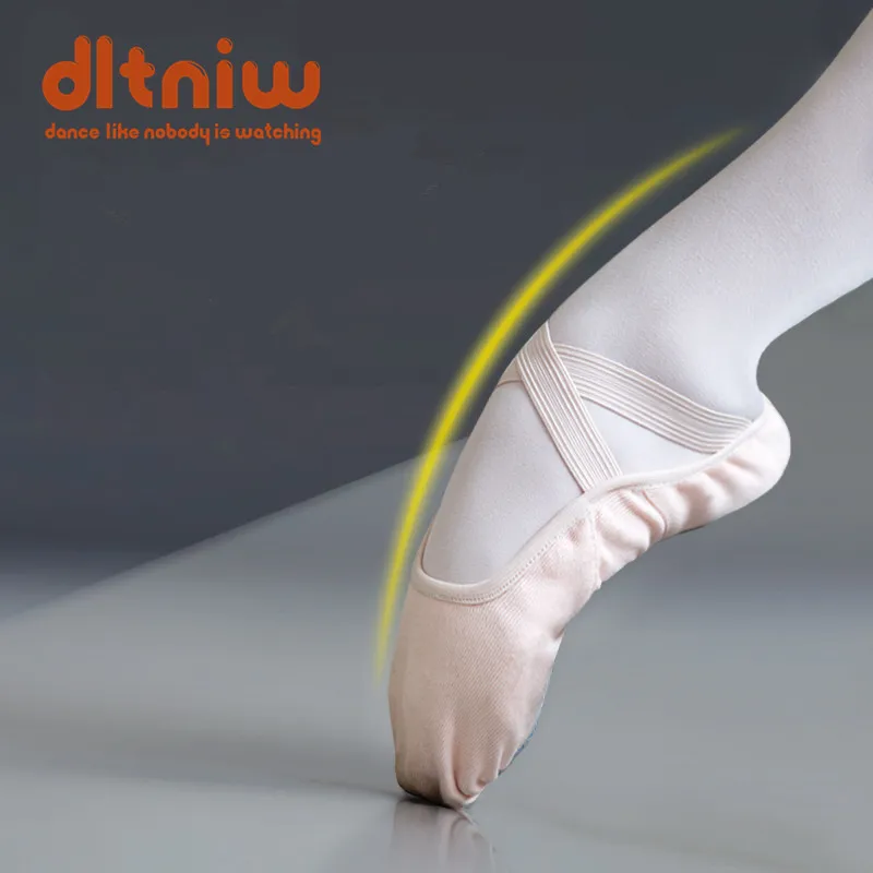 New Ballet Shoes Children Practice Quality Stretch Canvas Narrow Dance Fit for Gymnastics Scarpe Da Ballo Yoga | Спорт и развлечения