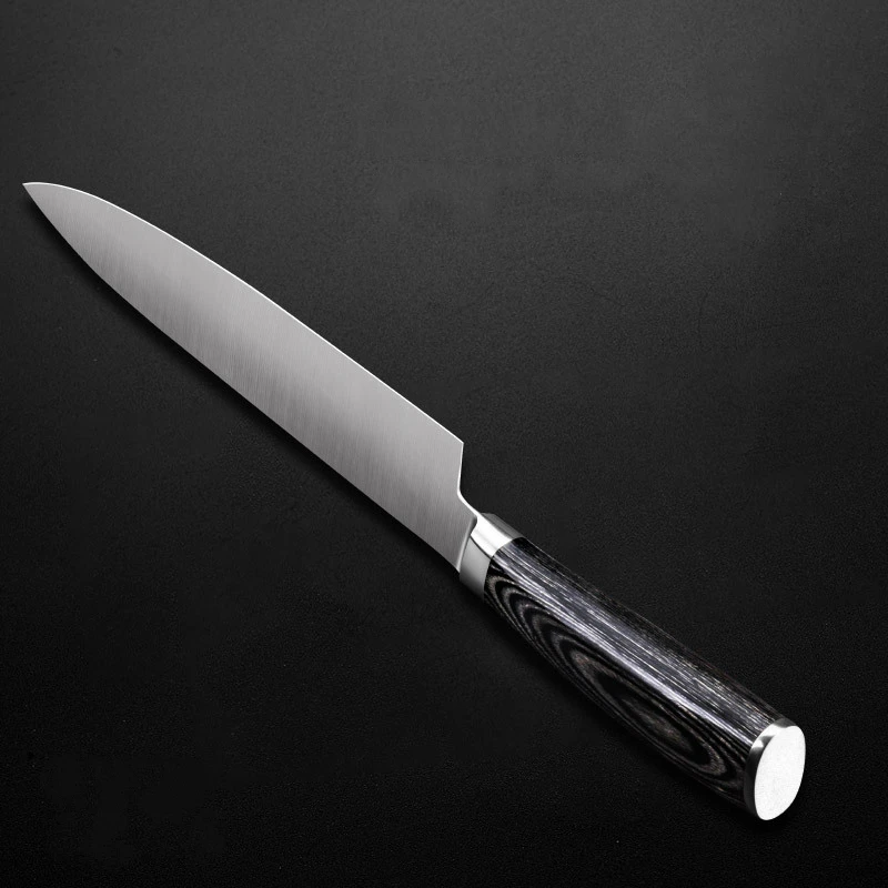 Шеф-нож из нержавеющей стали изысканный кухонный нож для мяса немецкой 1 4116 | Дом и