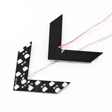 1 пара 14SMD светодиодный индикатор автомобиля стрелка зеркало заднего вида Стоп сигнал поворота 1 пара 14SMD светодиодный индикатор автомобиля стрелка зеркало заднего вида Стоп сигнал поворота
