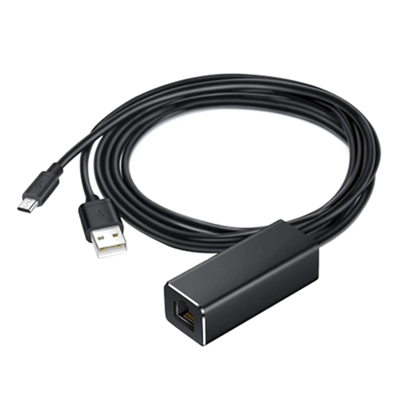 Адаптер Micro USB для Ethernet RJ45 декор игр домашний телевизор ТВ приставки 480 Мбит/с