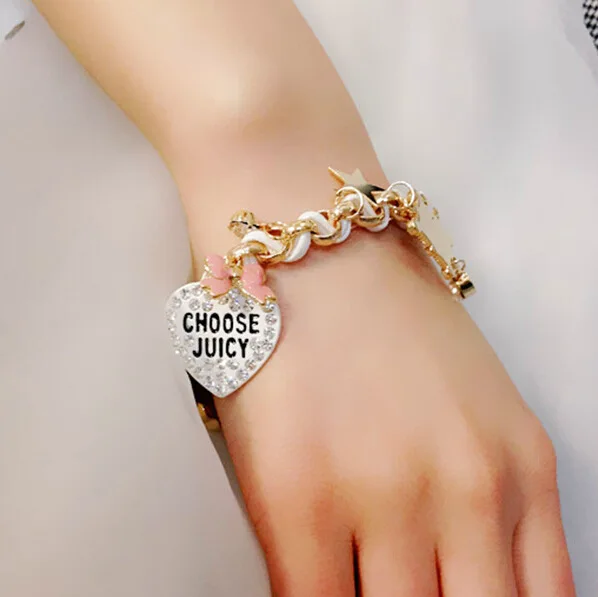 2021 браслеты браслет с буквами в форме сердца том же покере инкрустированный