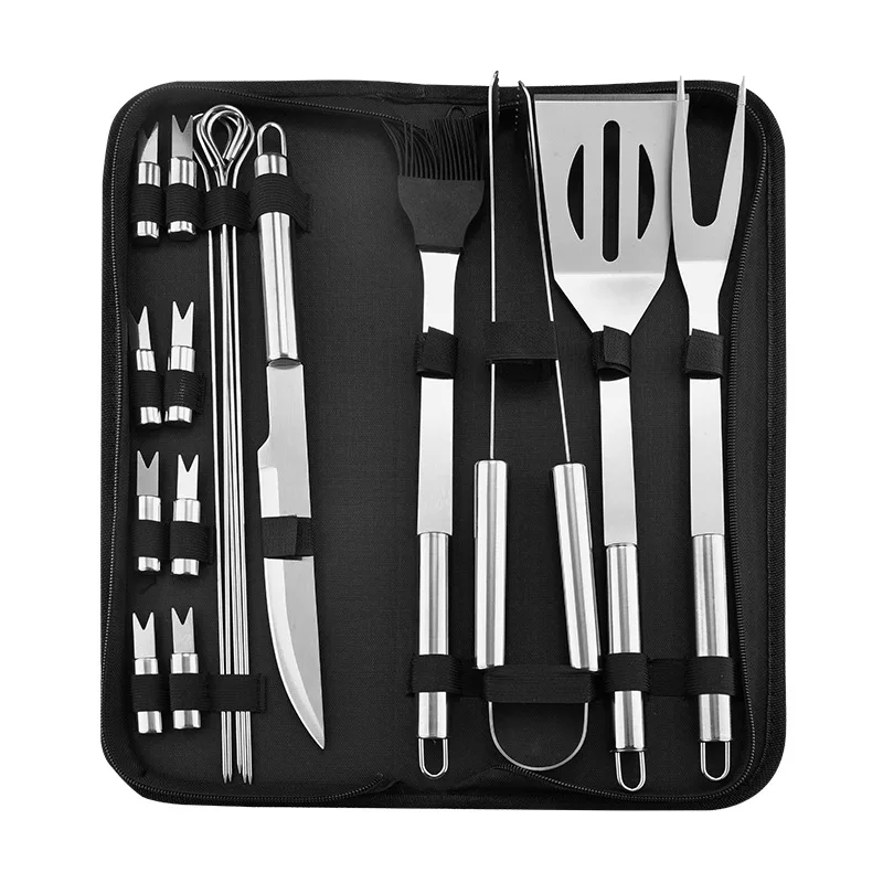 

BBQ Grill Tool Set Stainless Steel Barbecue Grill Accessories Set, BBQ Gift Utensil with Spatula, Tongs