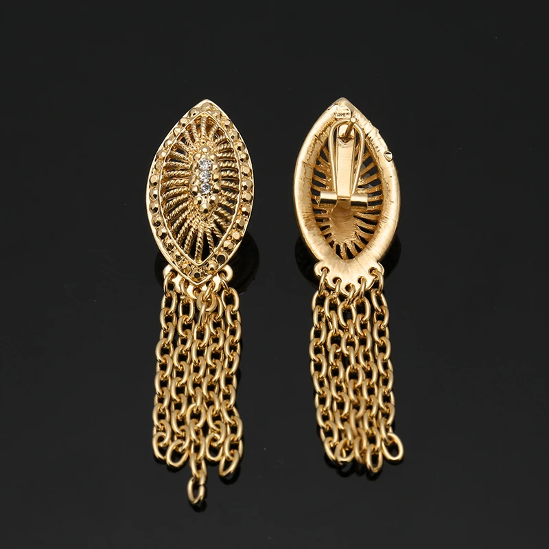 Бренд Fani свадебный подарок Дубай золотой цвет ювелирный набор дизайн костюма