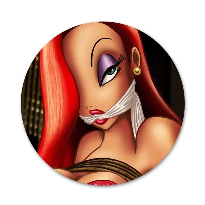 Модная брошь в виде кролика Джессики булавка Значки для косплея аксессуары