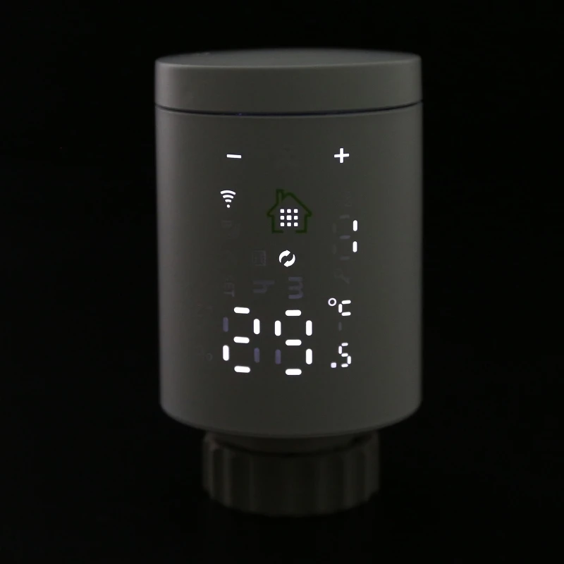 

HY368 Wifi Zigbee3.0 TRV Thermostat - Valve Thermostatic Radiator Controller Heater Google-Home Alexa Voice & APP Remote Control