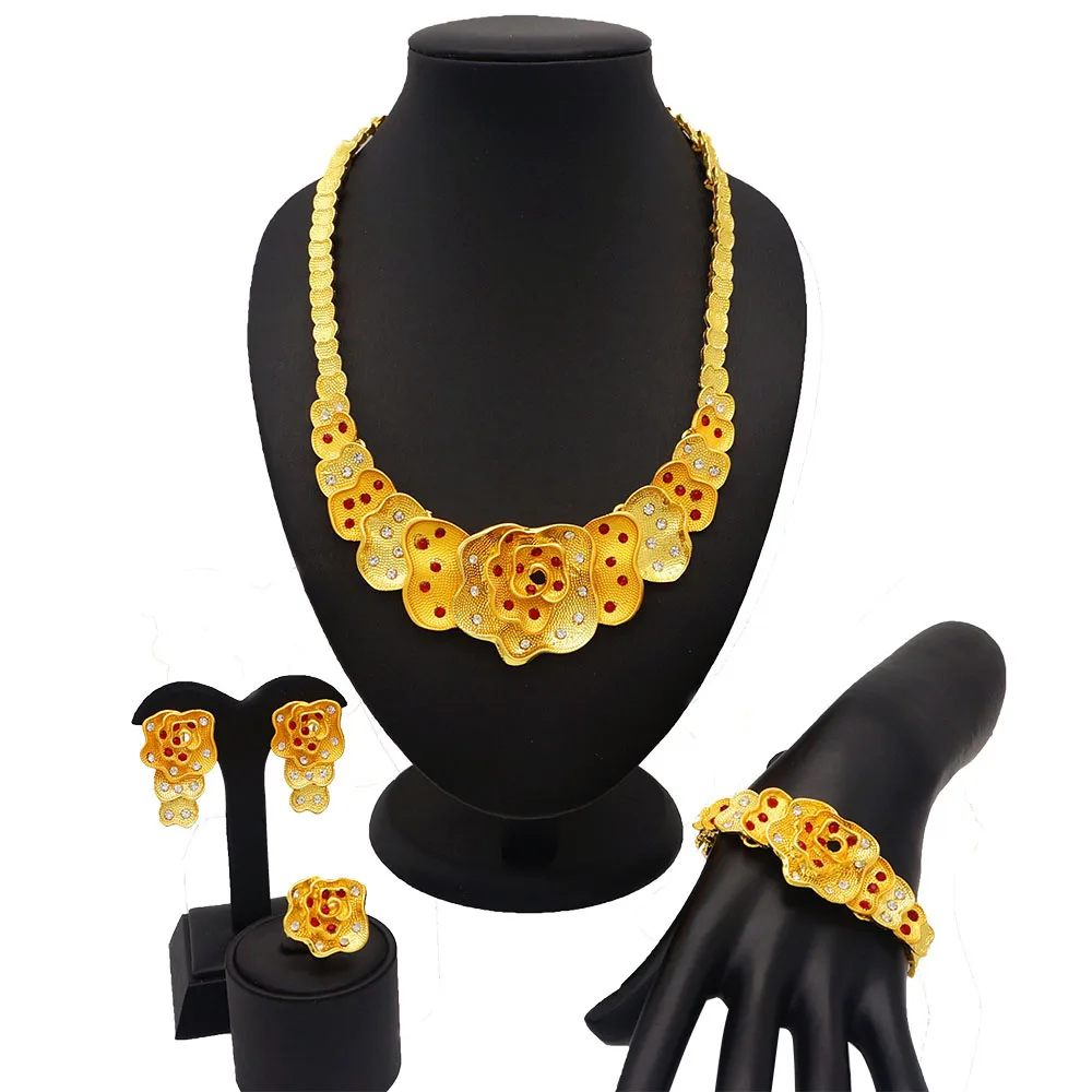 Комплекты ювелирных изделий нового дизайна для женщин в африканском стиле