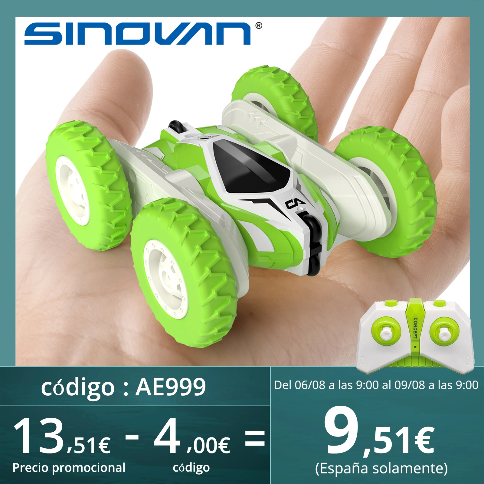 

Sinovan Hugine RC Car 2.4G 4CH Stunt Drift Deformation Buggy Car Remote Control Roll Car 360 Degree Flip Kids Robot RC Cars Toys