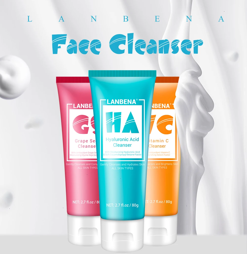 LANBENA очищающее средство для лица гель для умывания очищающая щетка для удаления черных точек очищающее средство увлажняющий отшелушивающий питательный восстанавливающий