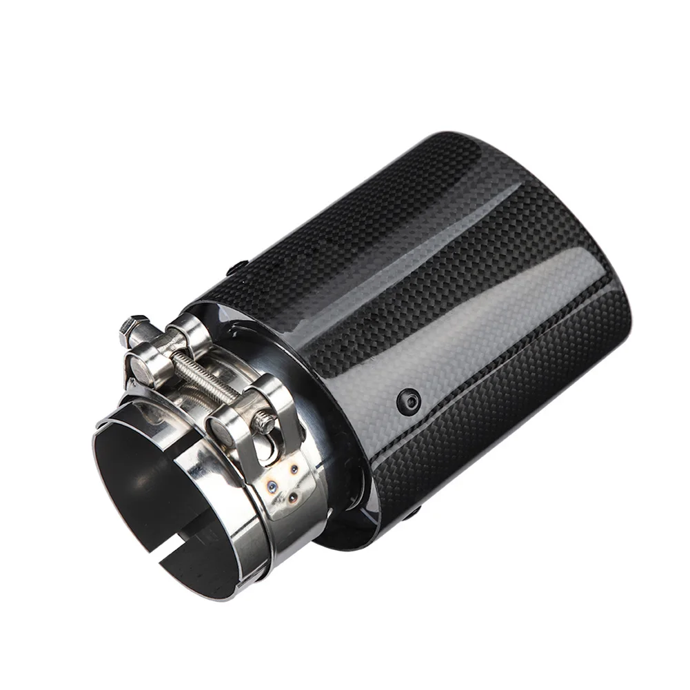 

Универсальный автомобильный модифицированный глушитель выхлопной трубы из углеродного волокна и нержавеющей стали для большинства автом...