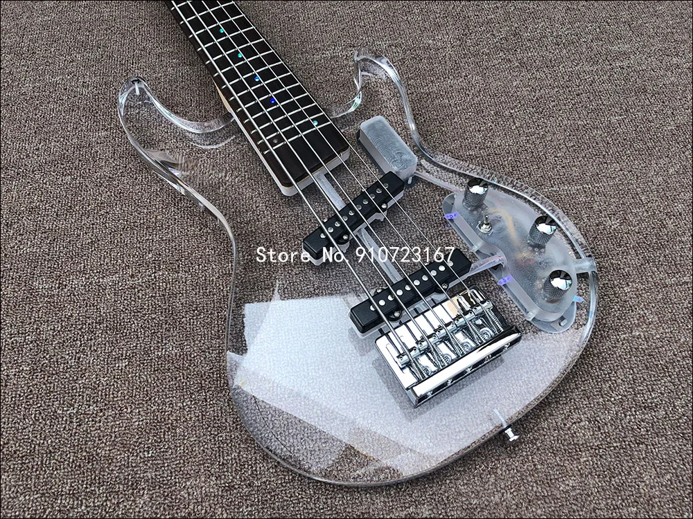 2020 Высококачественная 5-струнная бас-электрическая гитара акриловая с