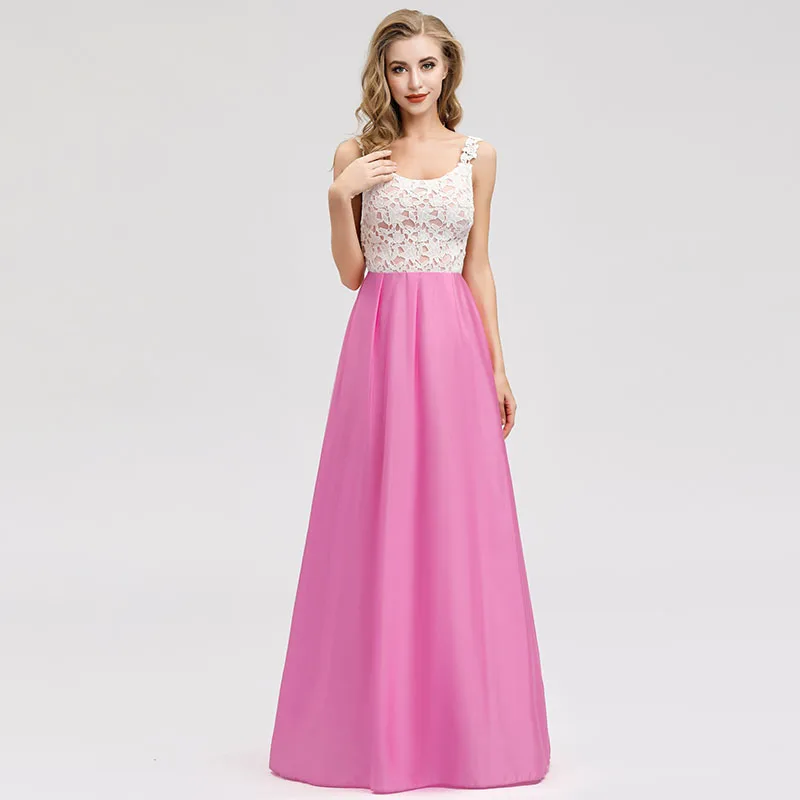 Длинное Элегантное Вечернее Платье милое кружевное платье принцессы без рукавов