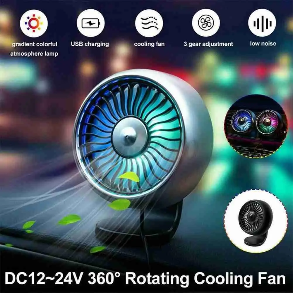 

Multi-function Automotive Supplies Car Air Conditioning Fan Wind Outlet Center Console USB Regulate the Expansion of Automobile