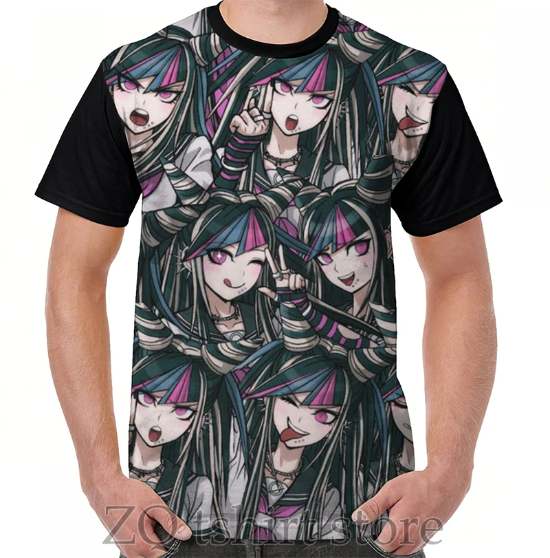 Футболка графическая Ibuki Mioda мужские топы футболка для женщин Мужская с забавным
