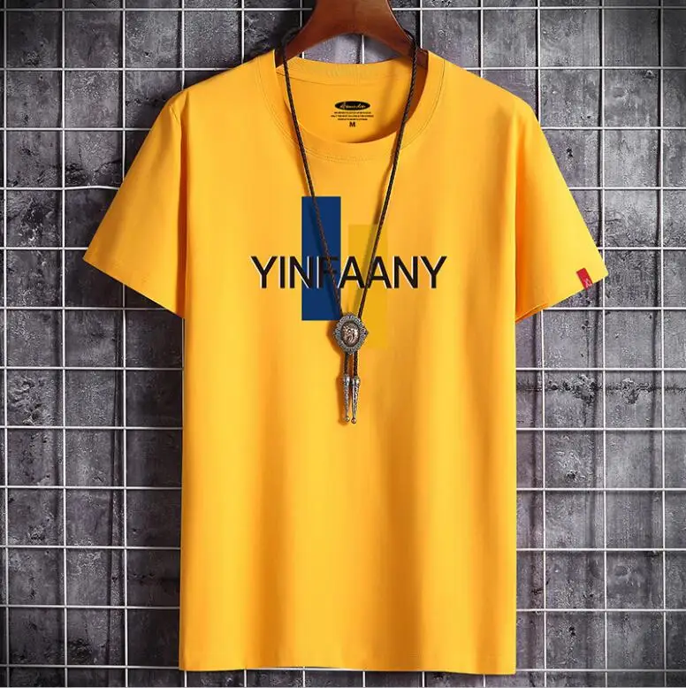 2021 new fashion t-shirt short-sleeved men's casual cotton t-shirts men's tops