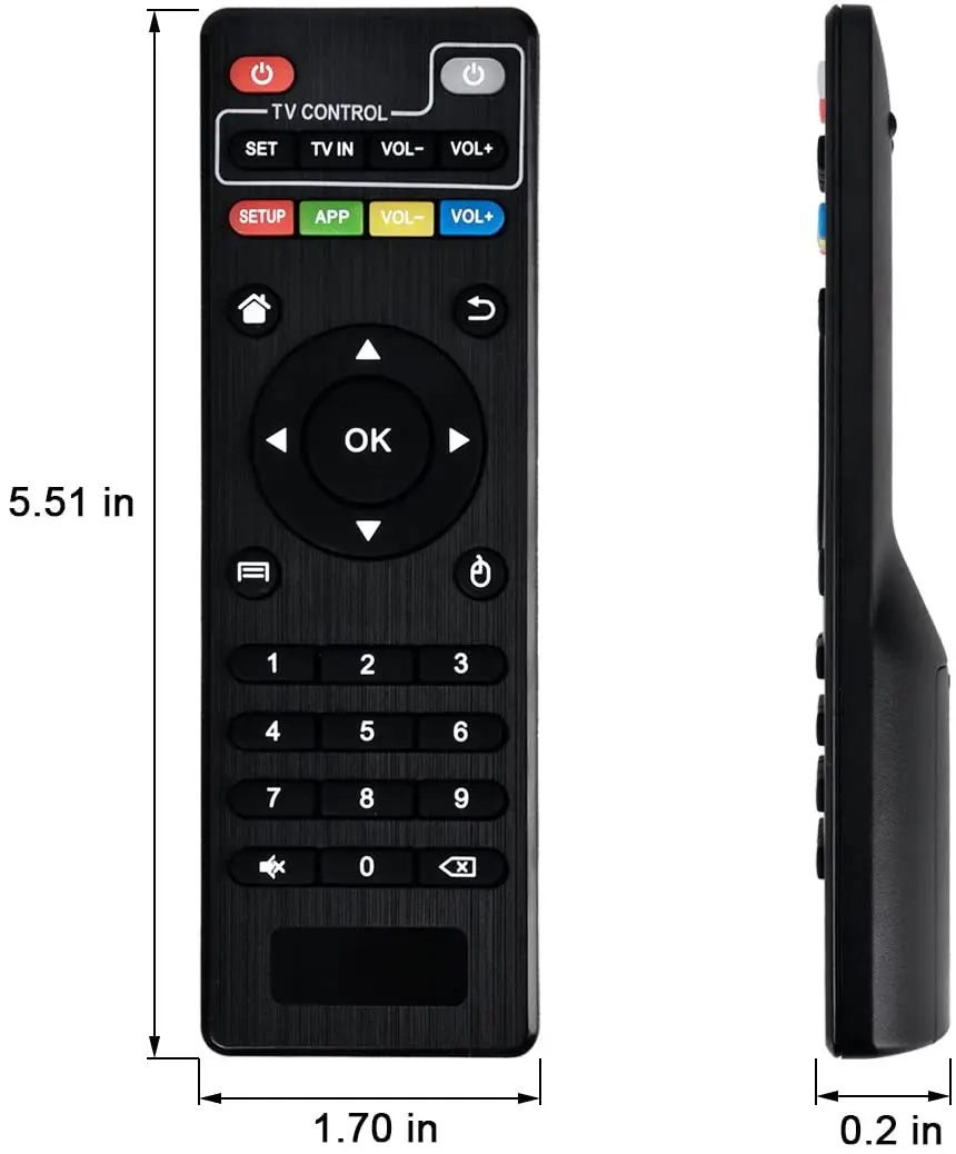 Сменный пульт дистанционного управления для MXQ 4K PRO H96 M8 M8N T95 T95M T95N Android TV Box IP |