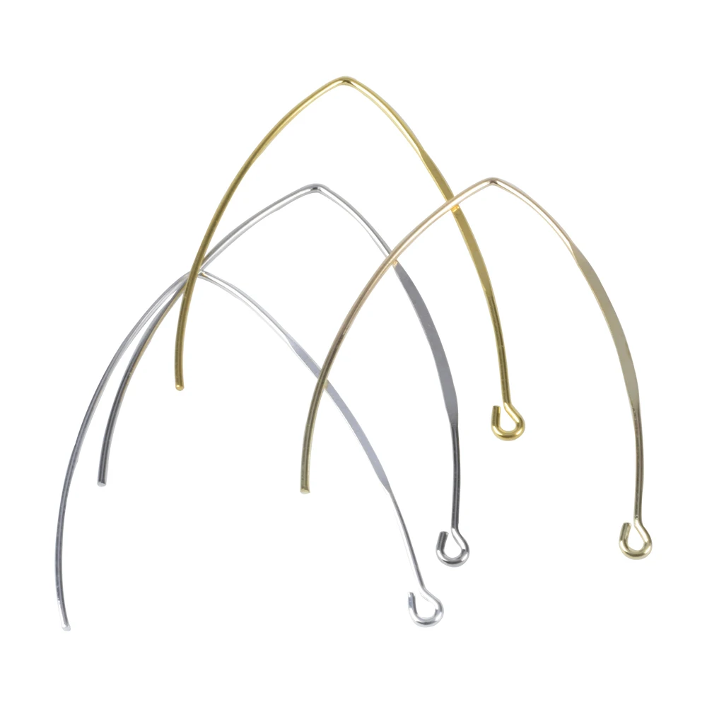 V образная проволока для сережек 20 шт./лот 42 5 мм аксессуары сделай сам французские