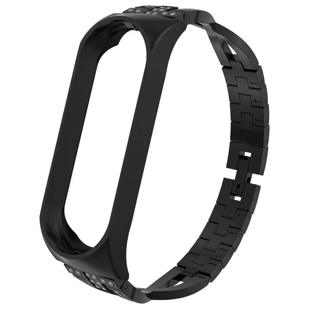 Браслет для Mi band 3 металлический браслет Xiaomi Безвинтовой из нержавеющей стали Band