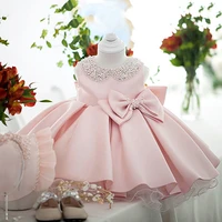 kids clothes baby girl chlid dress ball gown birthday dress for newborn clothing bow princess dress party 1 year dresses