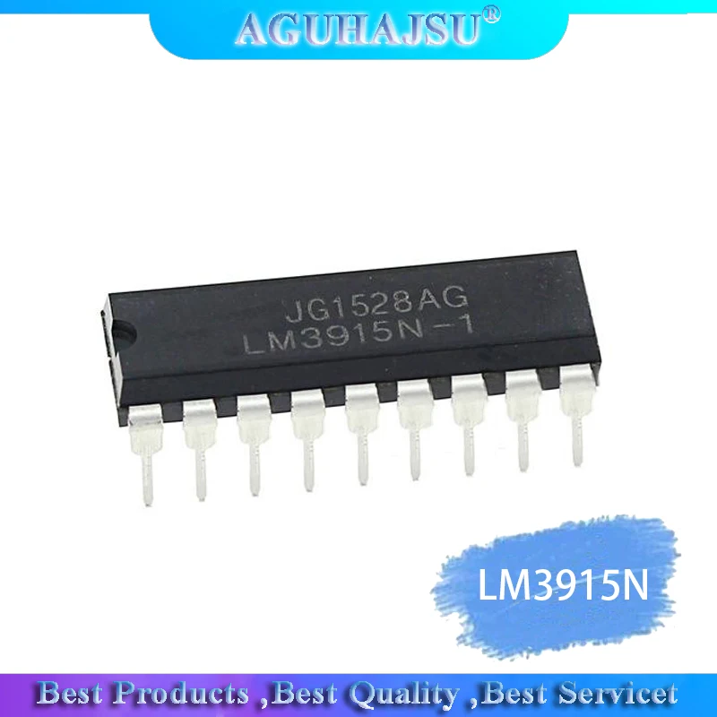 5 шт. LM3915N 1 DIP18 LM3915 DIP 18 светодиодный гистограммный дисплей|Интегральные схемы| |